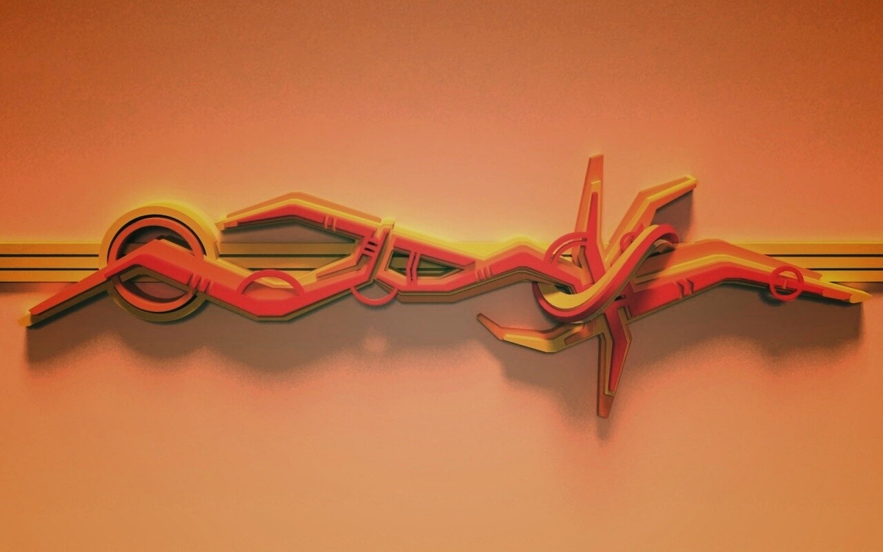 3D Граффити обои