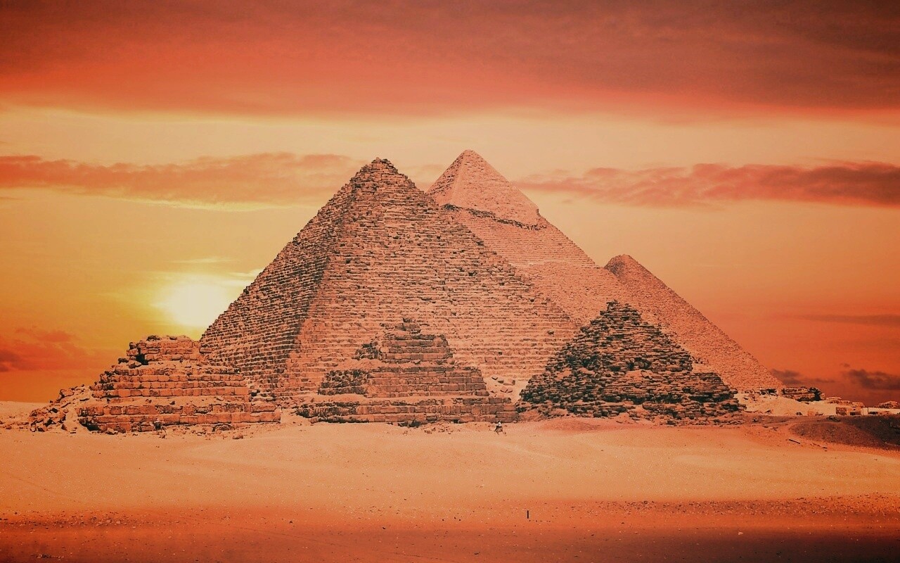 Великие пирамиды в Гизе обои