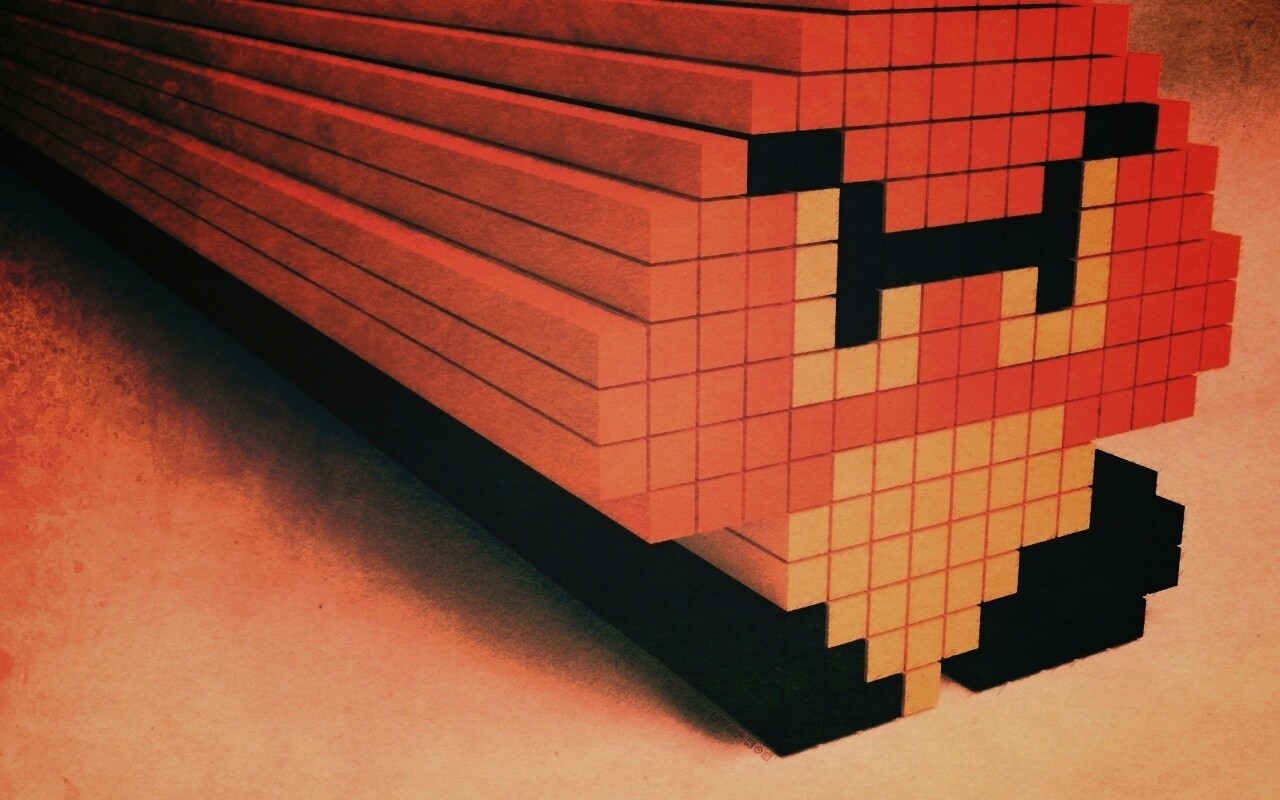 Злой гриб из марио обои