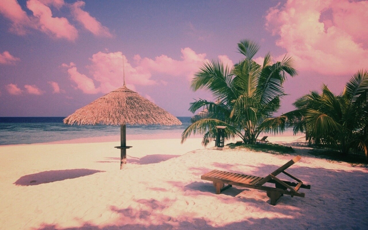 Рай на мальдивах обои