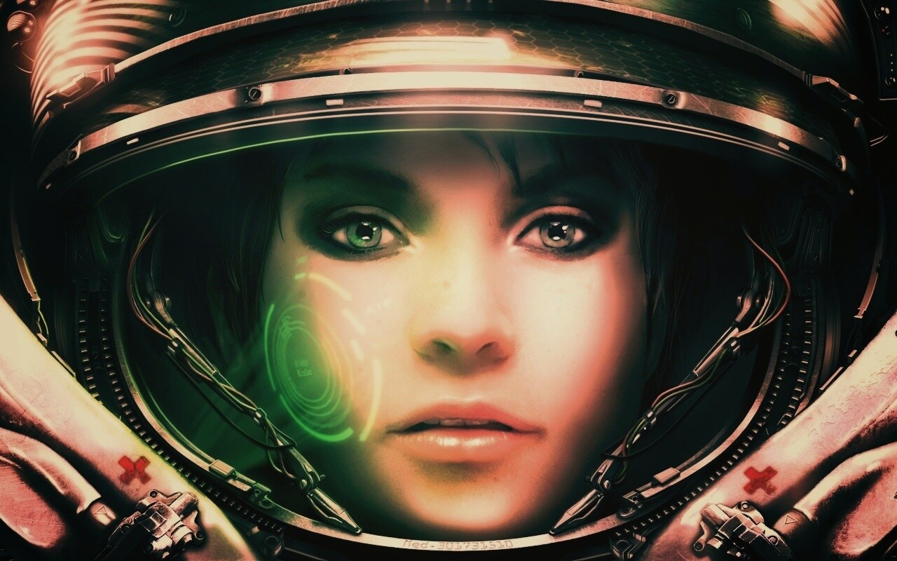 Медик из вселенной Star Craft 2 обои