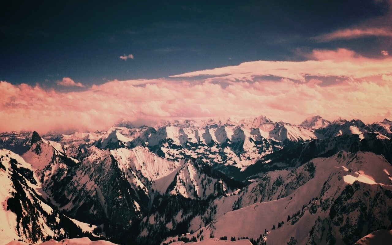 Горный пейзаж обои