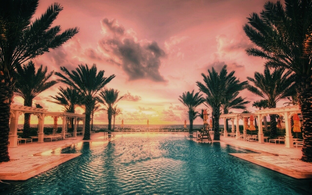 Бассейн обои