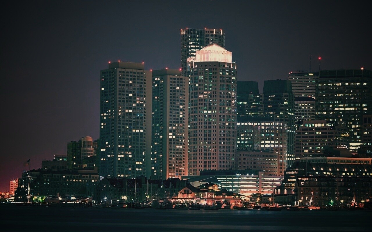 Панорама города обои