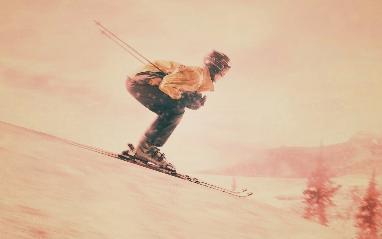 Горнолыжник обои