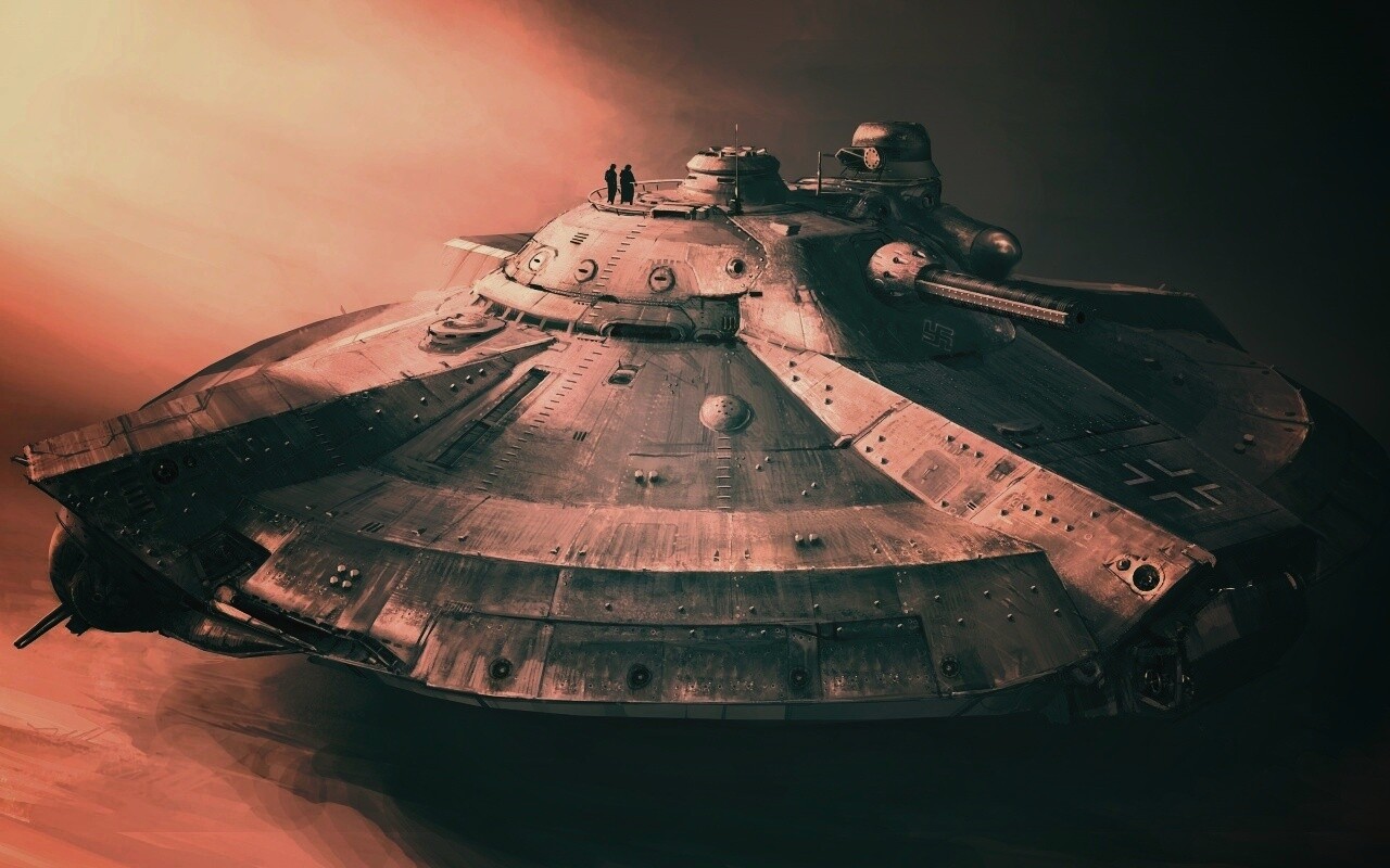 Летающая тарелка. Разработка Рейха. обои