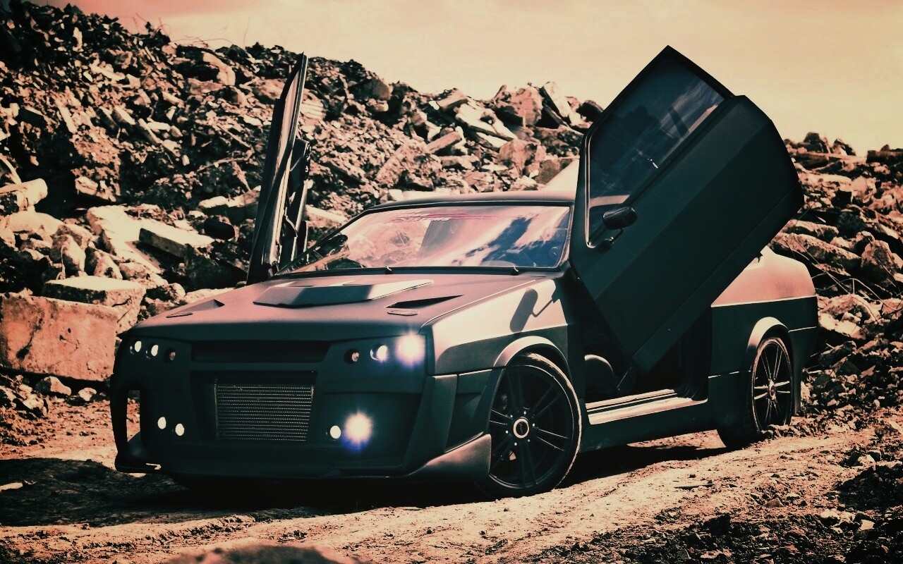 Тюнингованный ваз 21099 обои