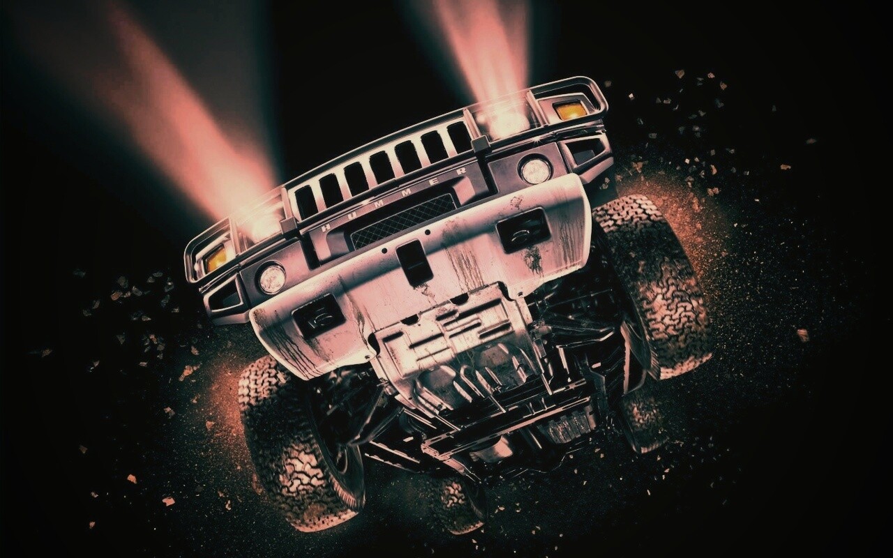 Хаммер в полете обои