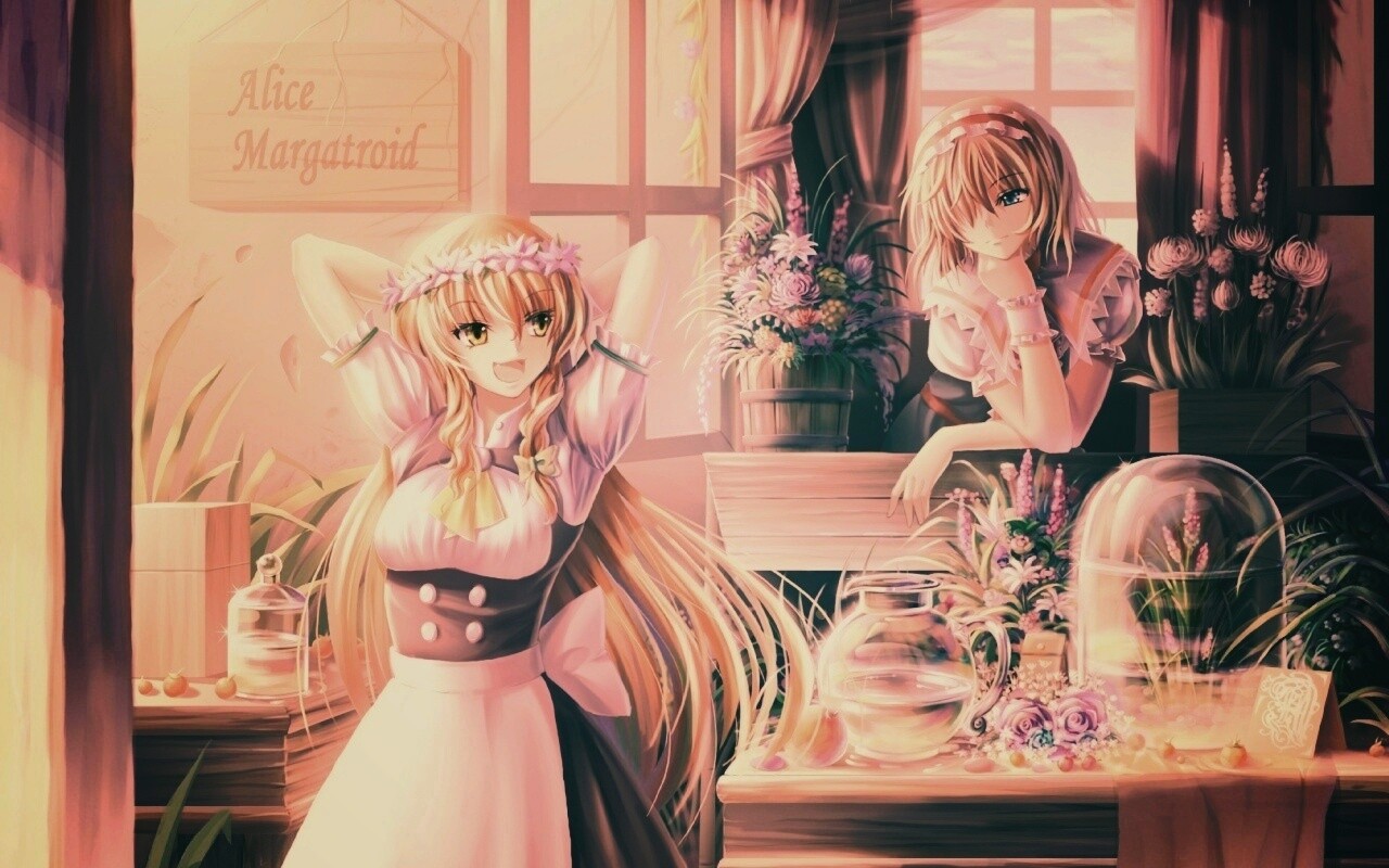 Анимешное утро обои