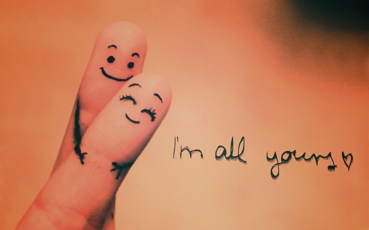 I"m all yours! обои