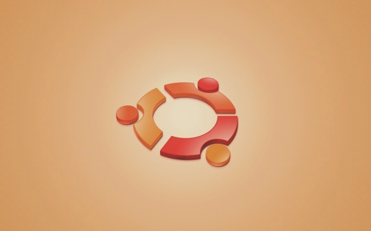 Официальный логотип Убунту обои