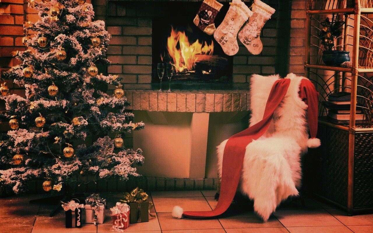 Рождественская атмосфера обои