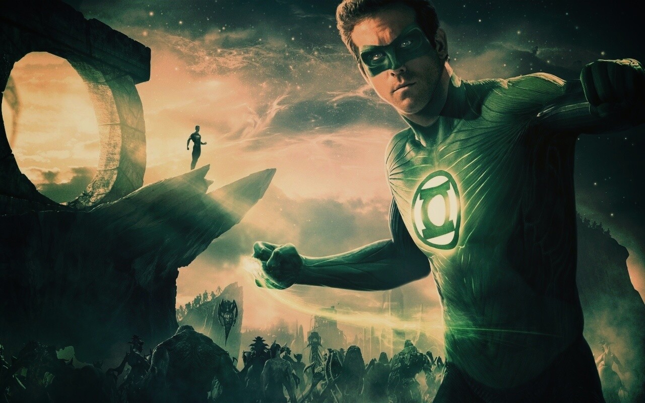 Зелёный фонарь обои