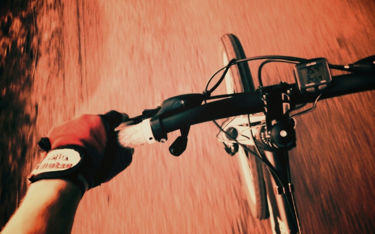 Катание на велосипеде обои