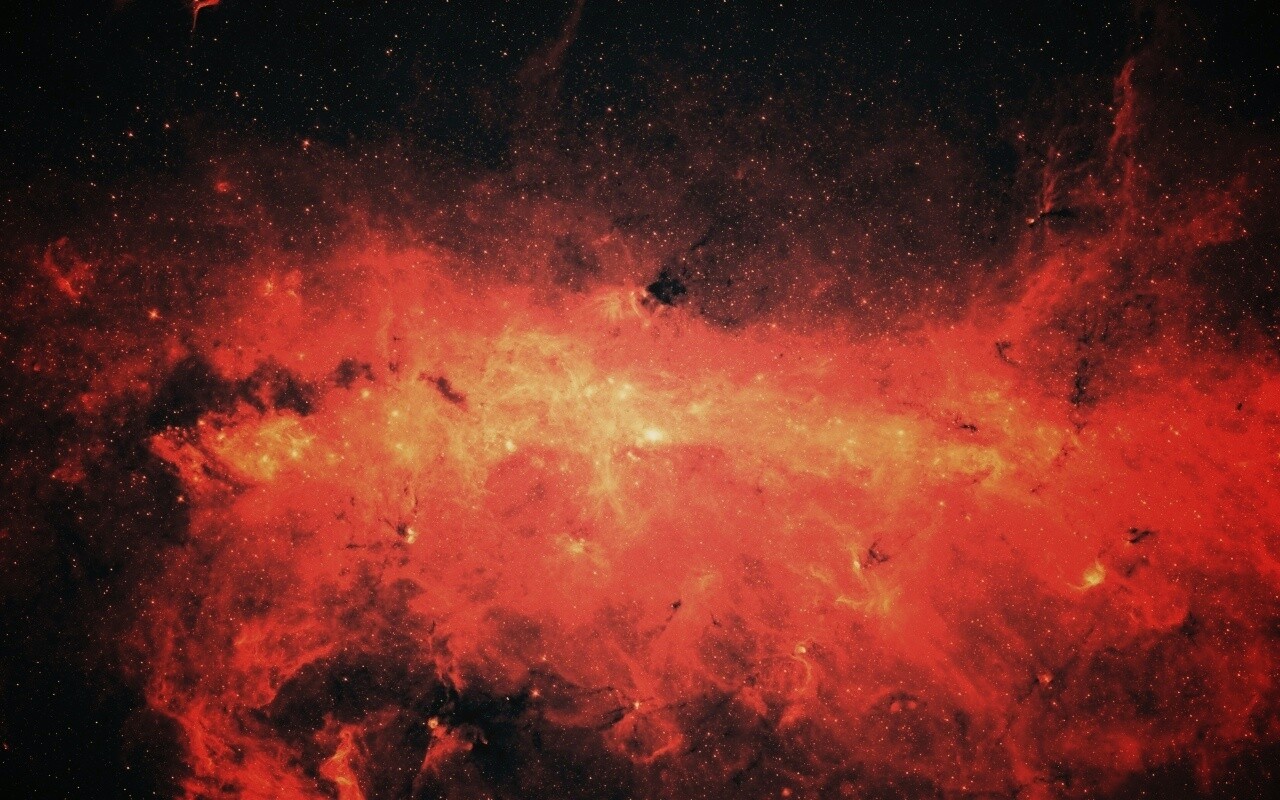 Кроваво-красная бездна обои