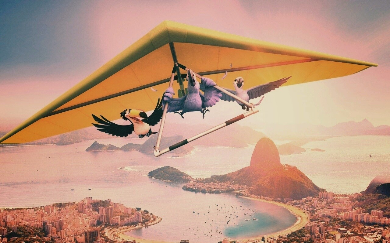 Герои мультфильма Рио обои