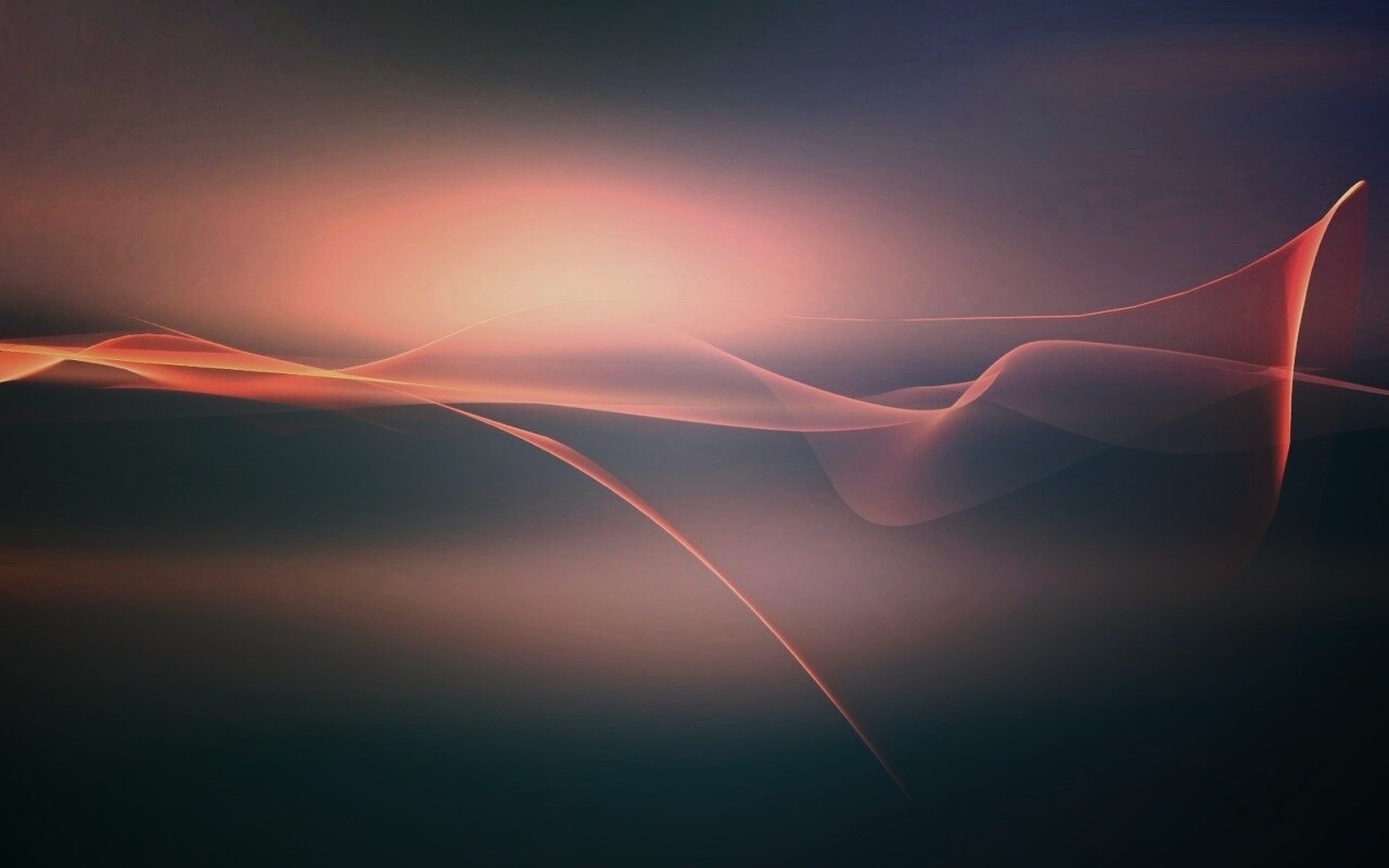 Абстрактные минималистичные волны обои