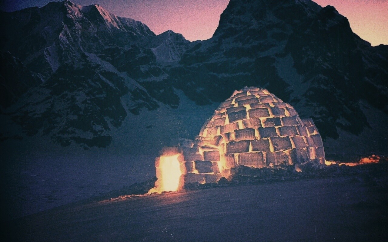 Иглу изо льда обои