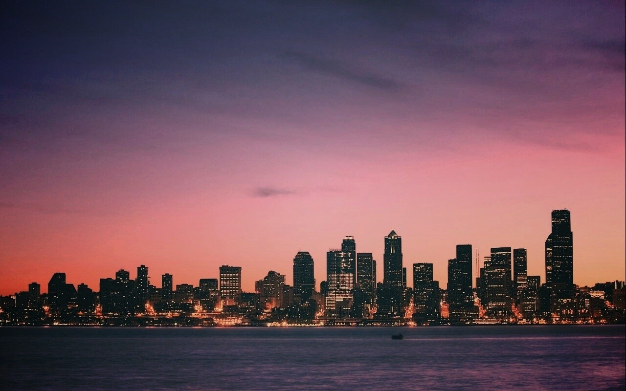 Пейзаж Сиэтла обои