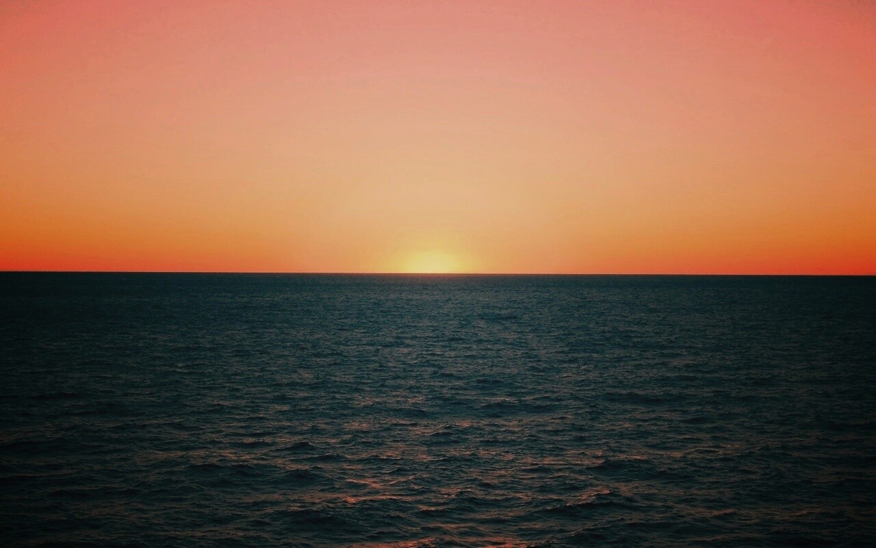 Морской закат обои
