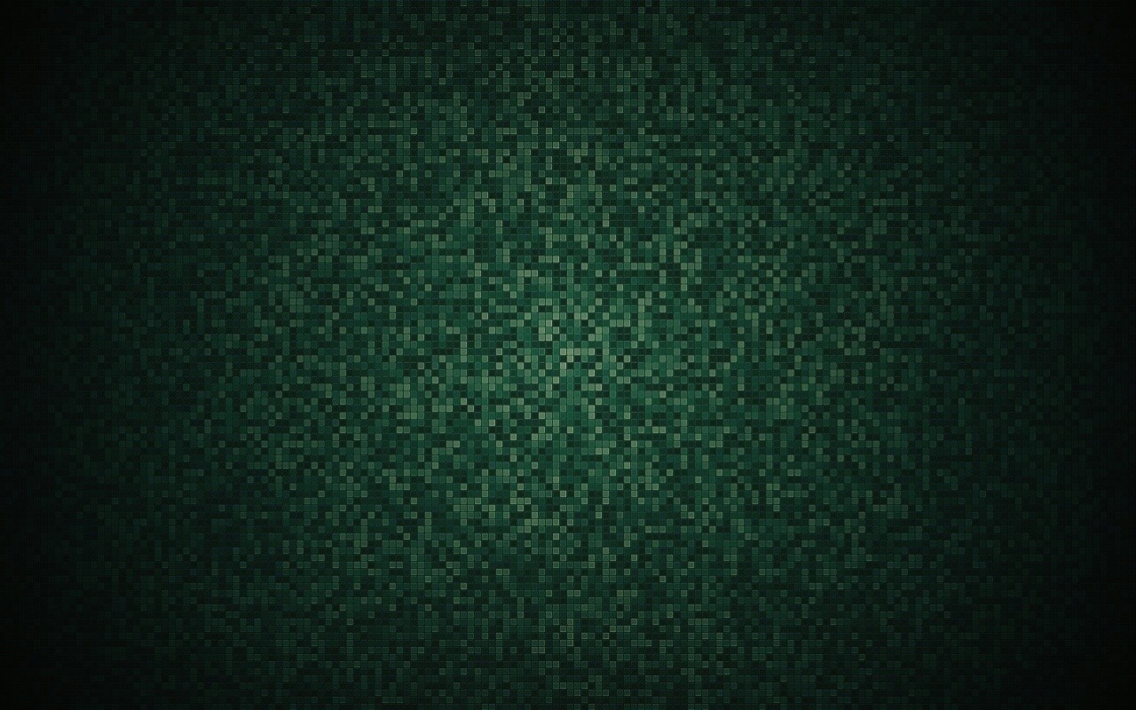 Зелёный пиксель арт обои