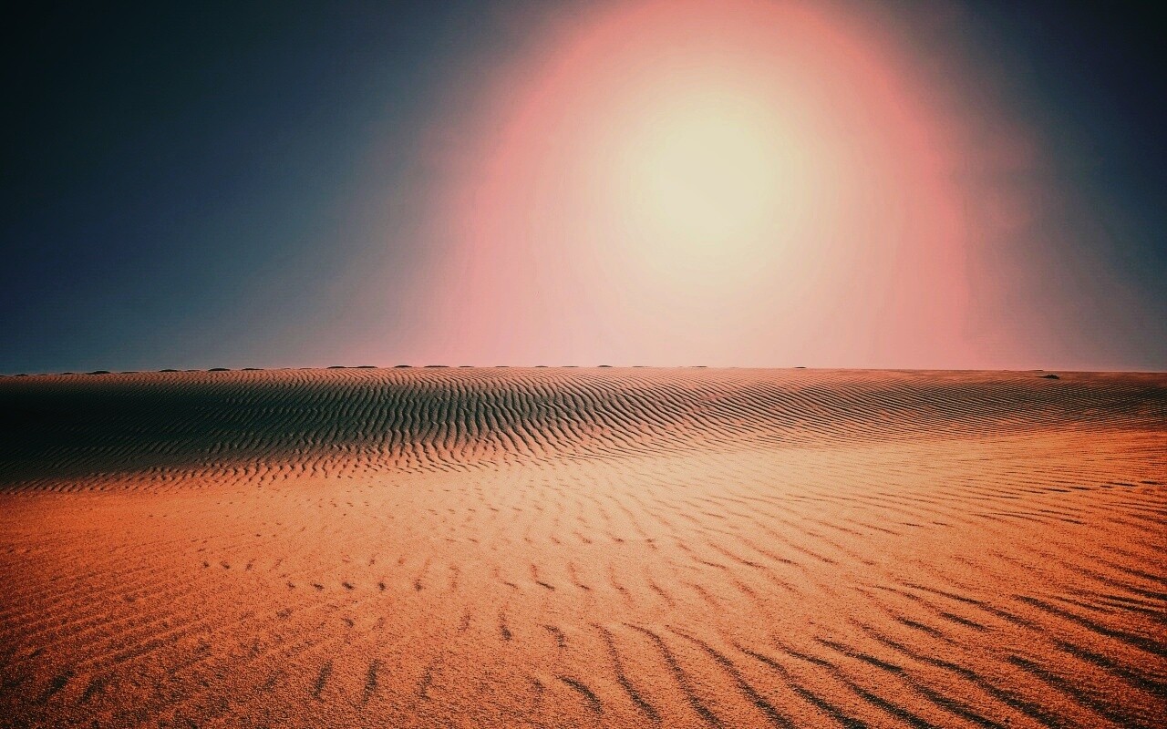 Пустыня до горизонта обои