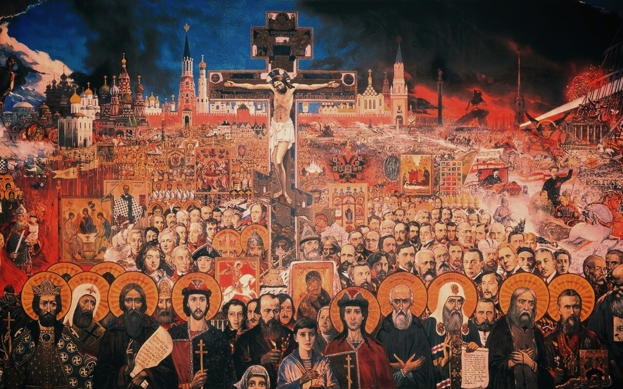 Илья Глазунов "Вечная Россия" обои