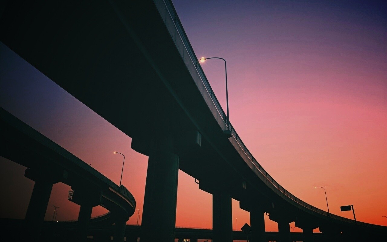 Дорожная развязка обои