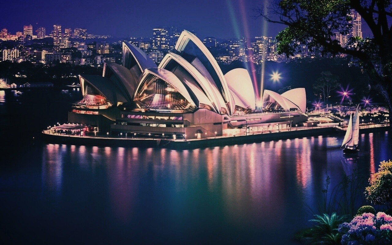 Здание оперного театра в Сиднее обои