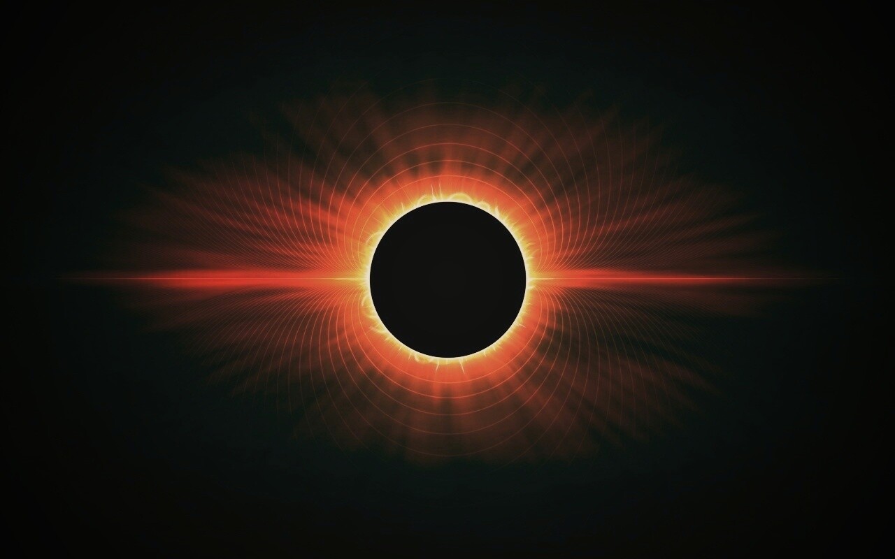 Солнецное затмение обои