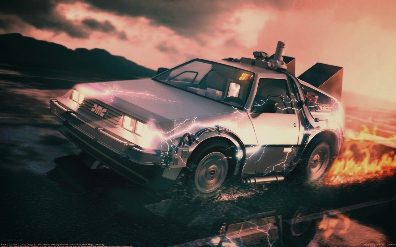 Машина времени обои