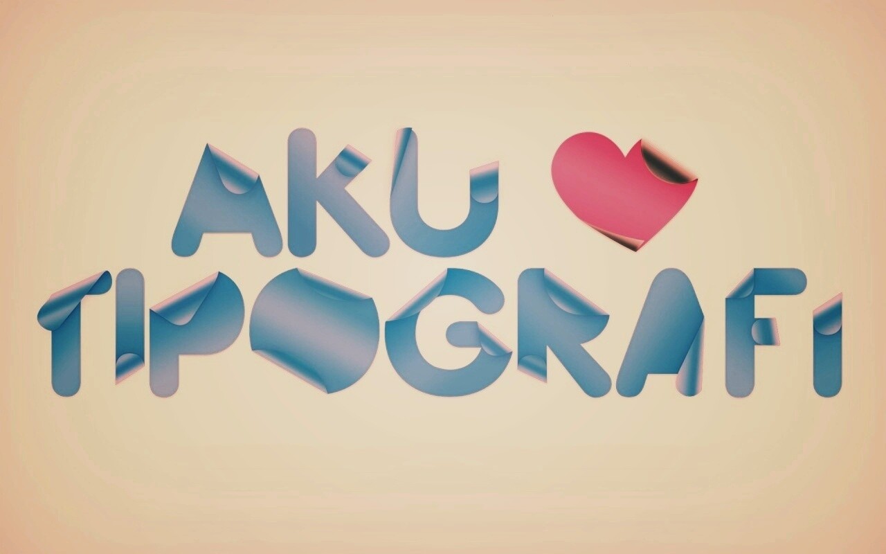 Любовь к типографика обои