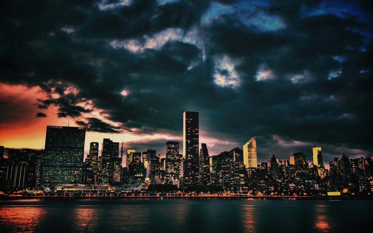 Красивый город обои