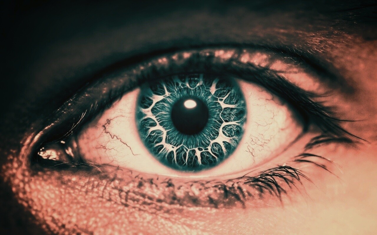 Бирюзовый глаз обои