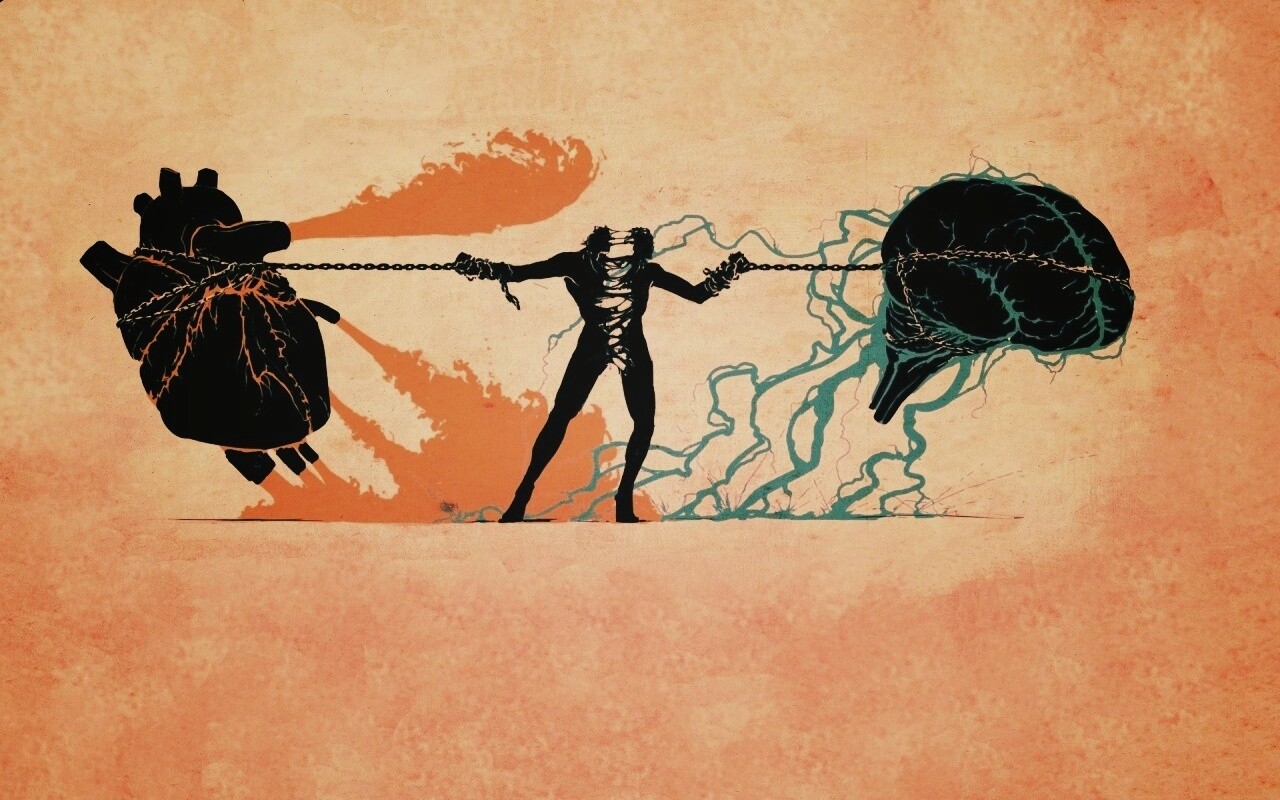 Борьба разума и сердца обои