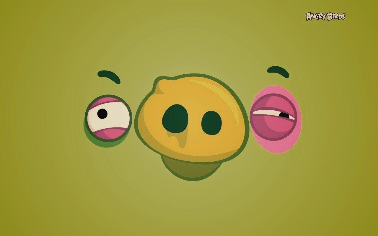 Свинья из Angry Birds обои