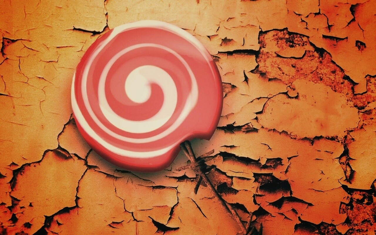 Леденец на палочке обои