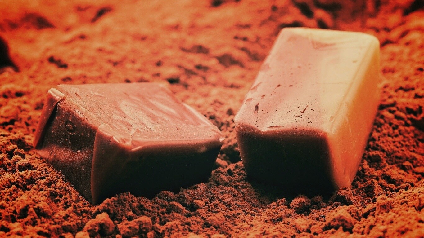 Ириски в какао обои