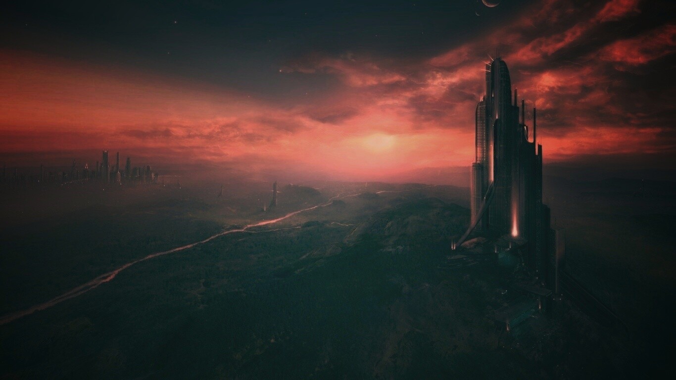 Города будущего обои