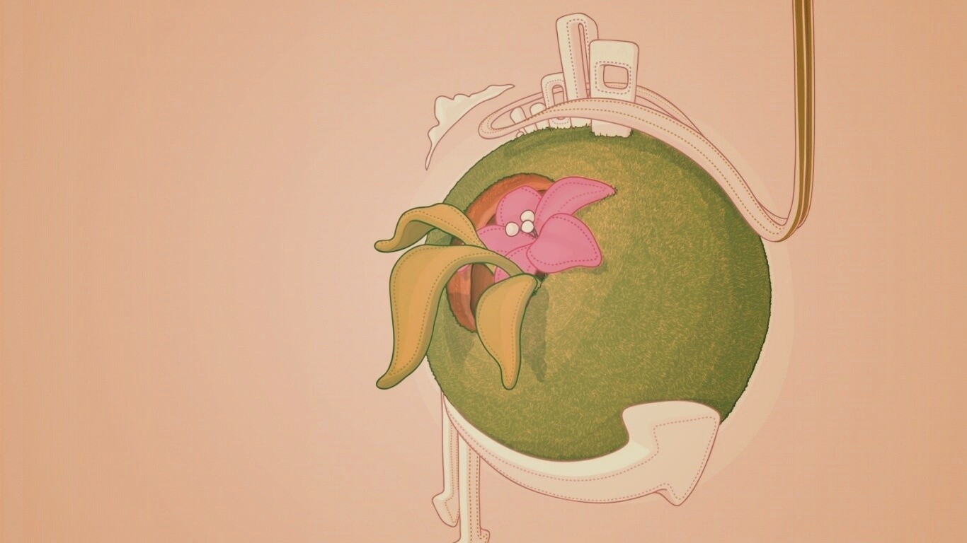 Зелёная планета обои