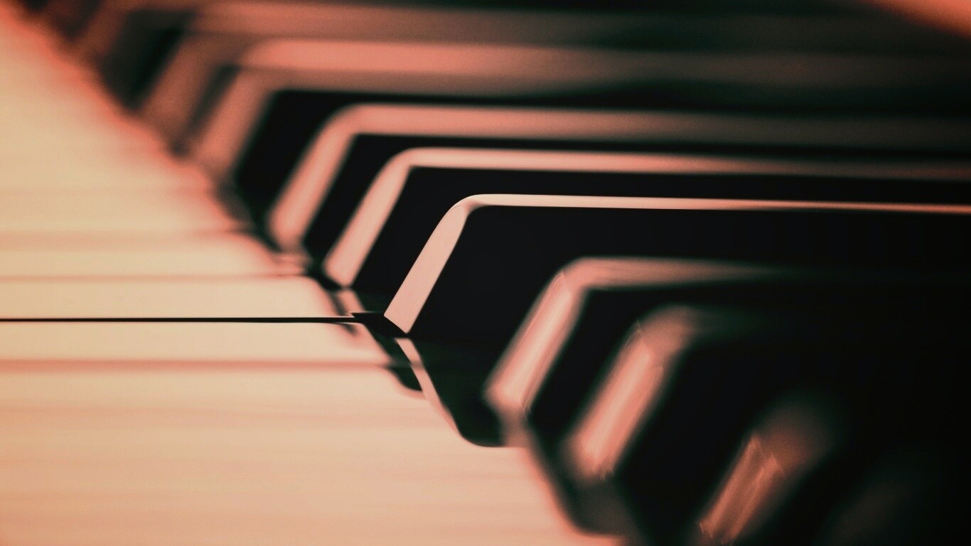 Клавиши  рояля обои