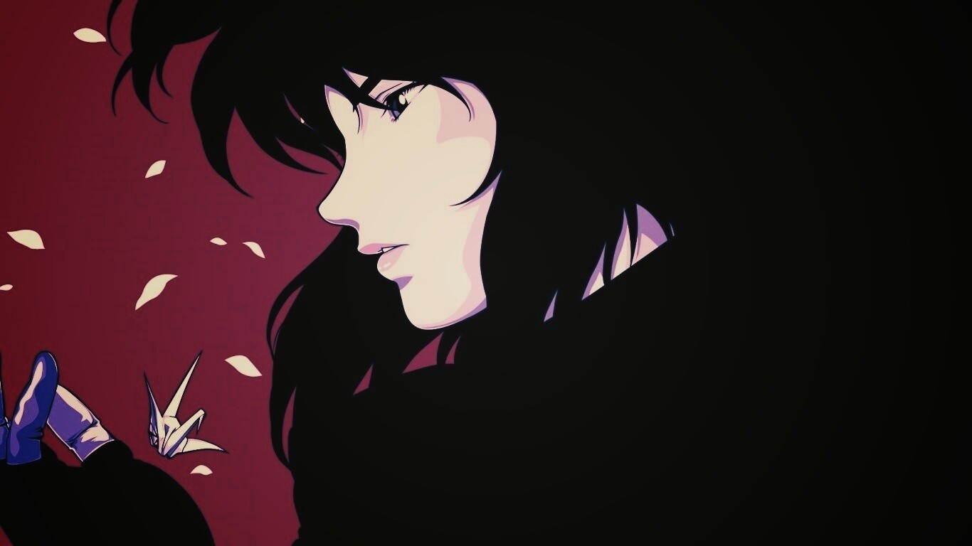 Девушка делает оригами обои