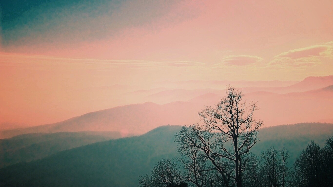 Голубые горы обои