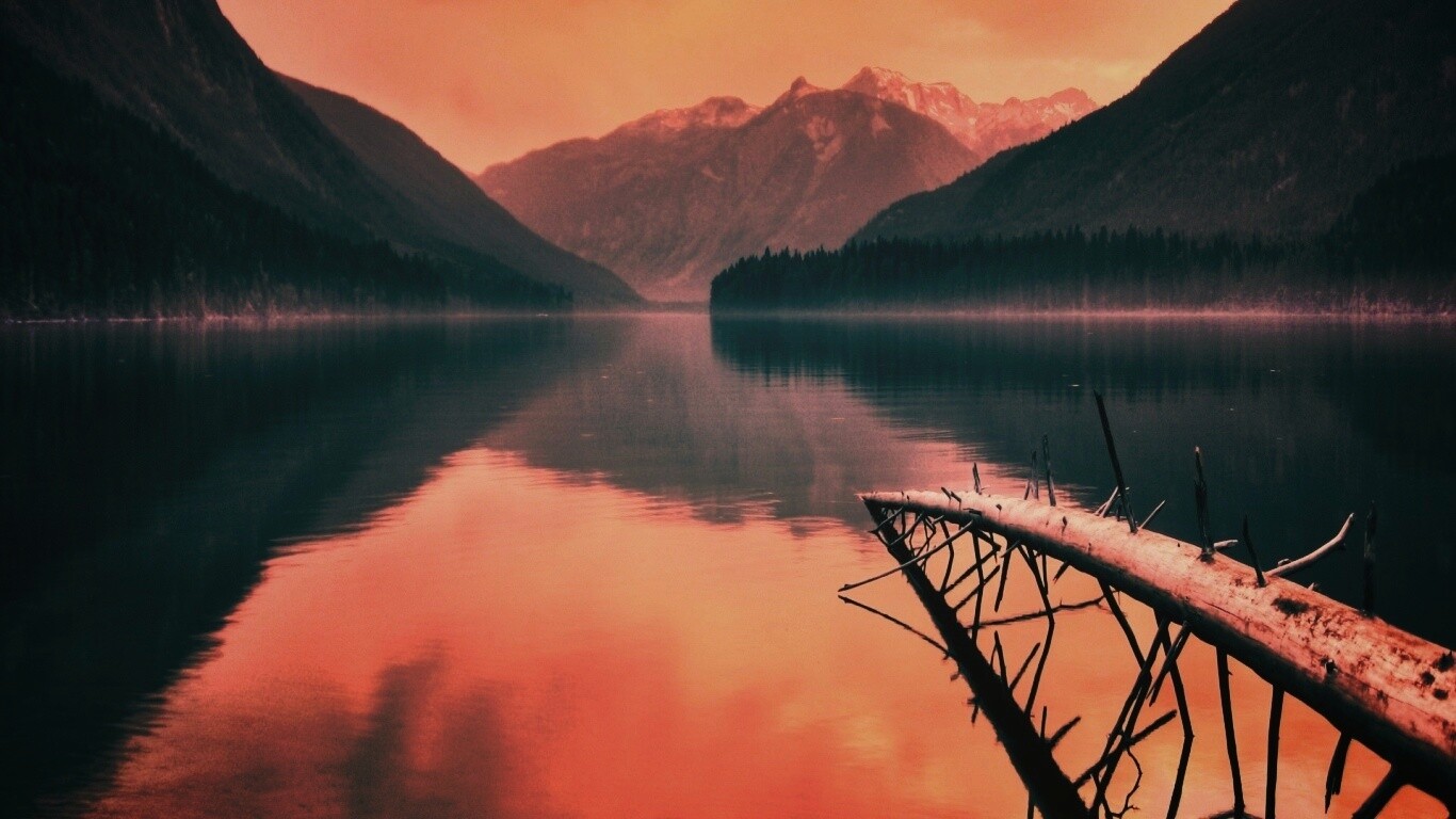 Горное озеро обои