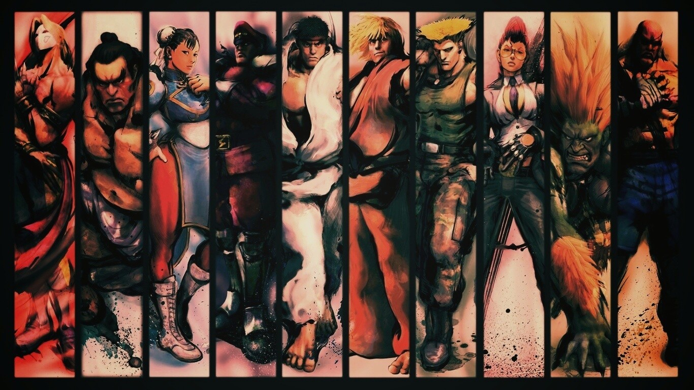 Герои игры Street FIghter обои