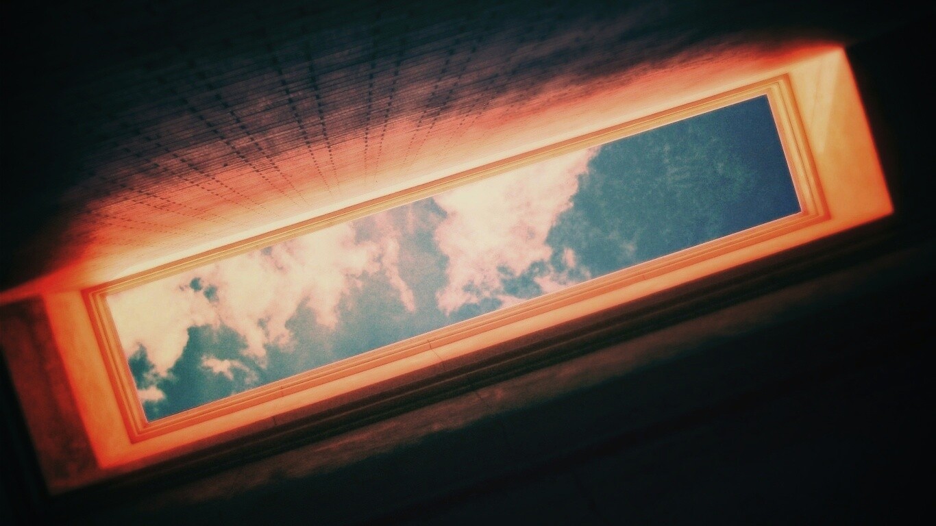 Прямоугольный каменный колодец обои