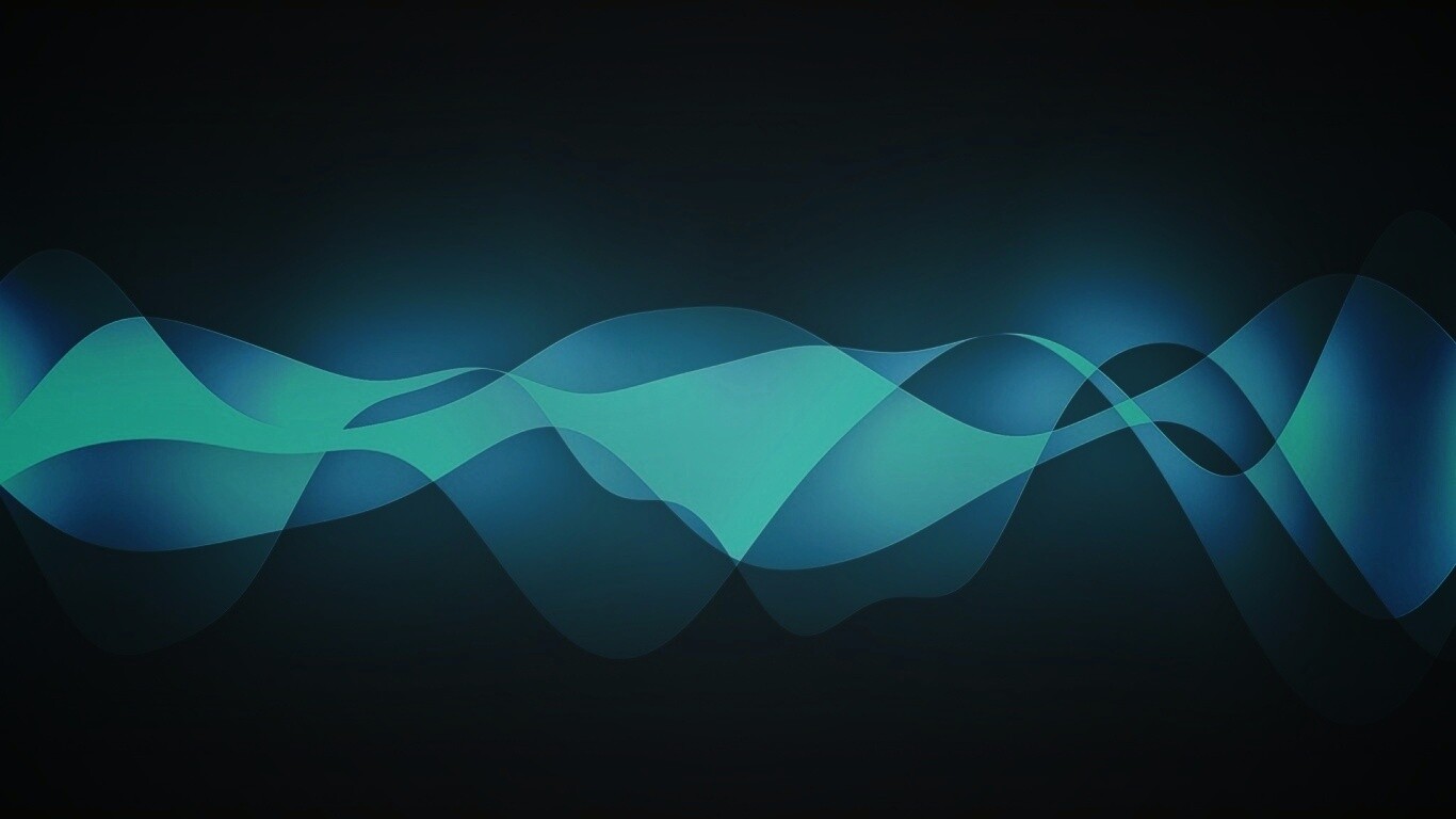 Синии волны обои