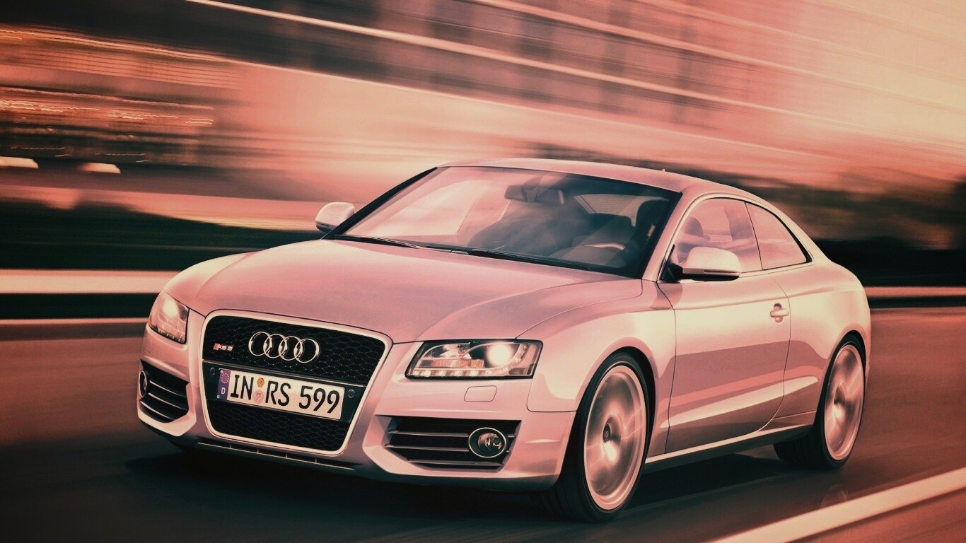 Ауди на скорости обои