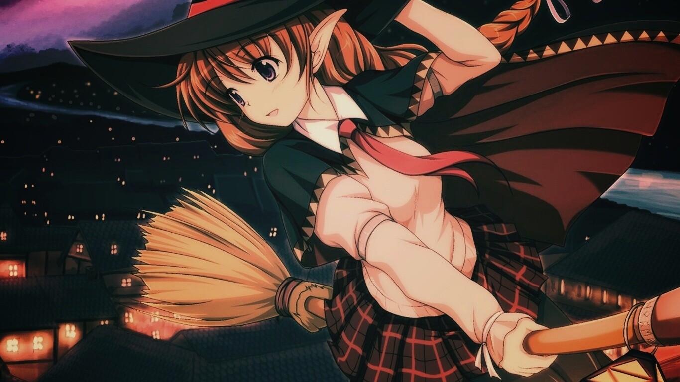 Эльфийская ведьмочка обои