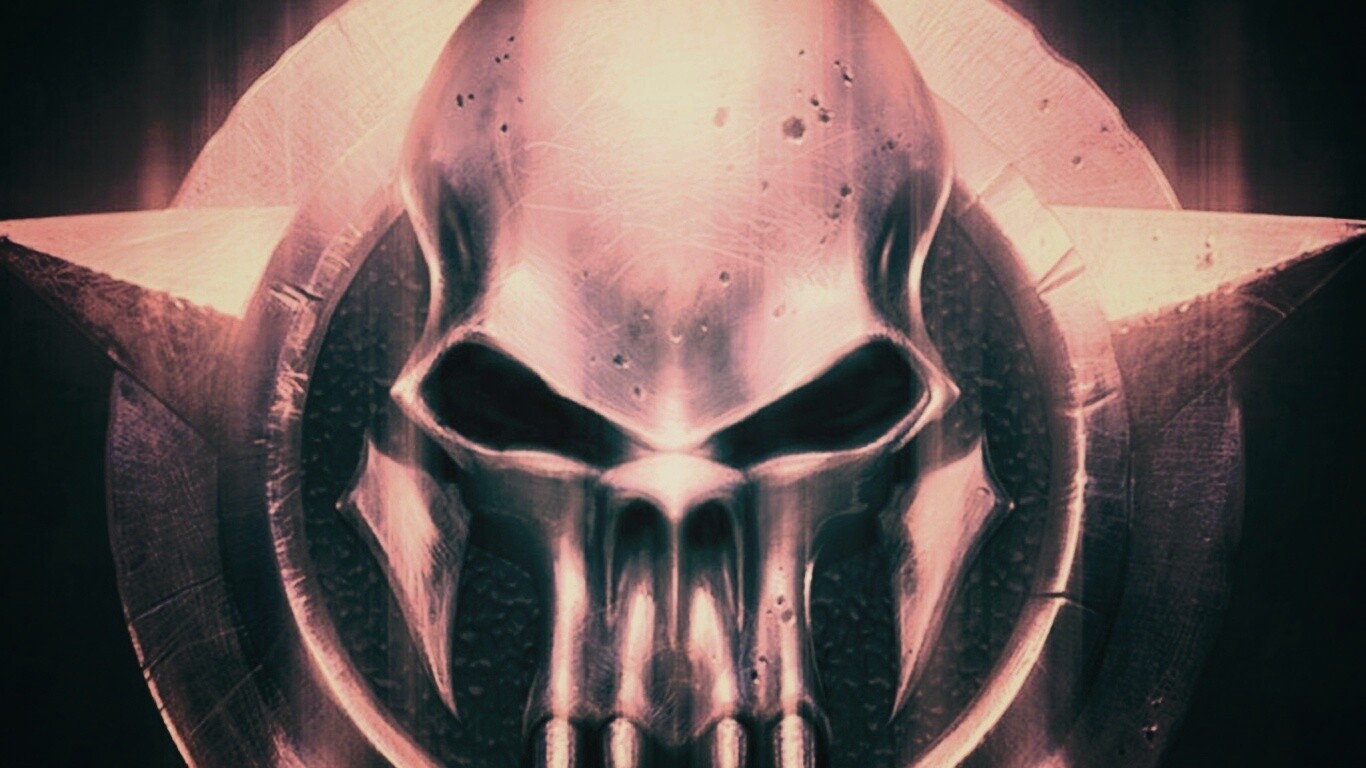 Клыкастый череп обои